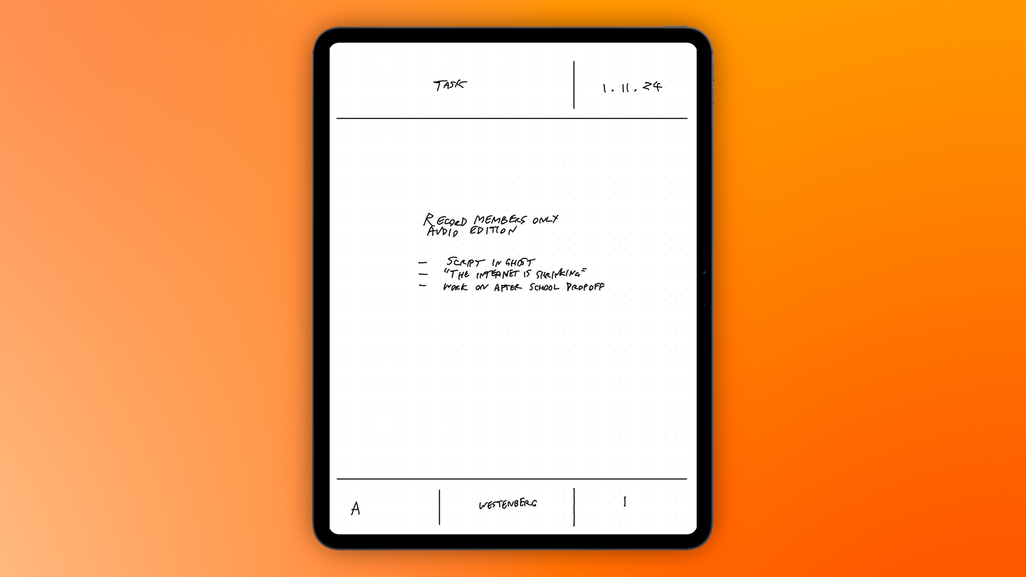 Object Pages: A Free, Simple Physical Notes System